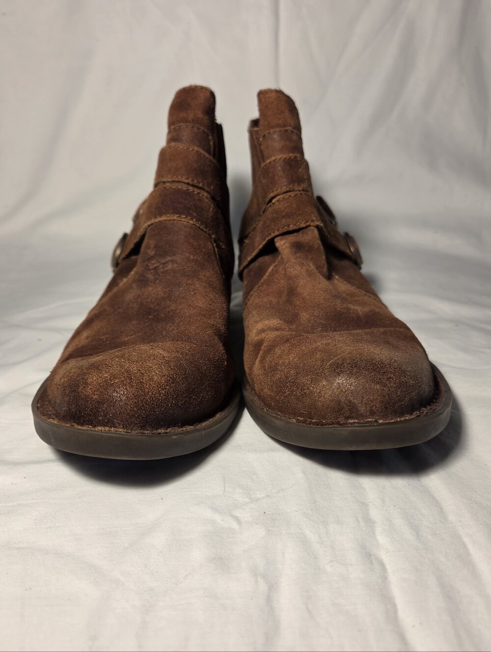 Born Moringa Brown Suede Ankle Booties 8.5M - Picture 4 of 10